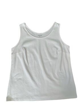 Lands' End White Tank Top 2X